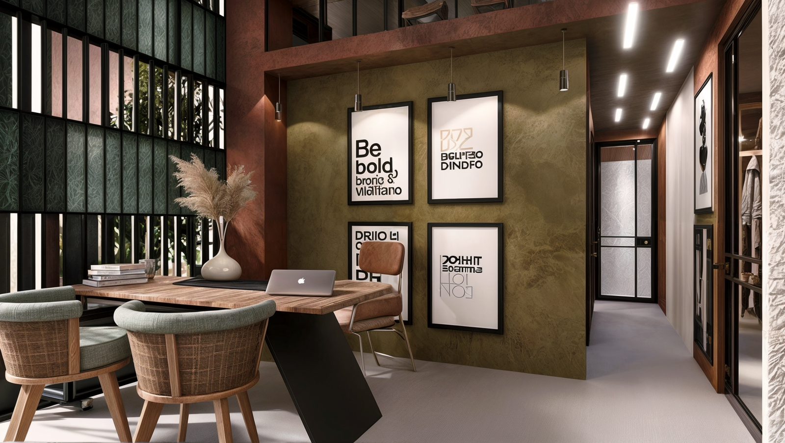 Modern luxury home with terrace